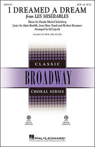 I Dreamed a Dream SATB choral sheet music cover